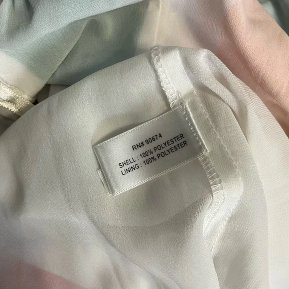 BOSTON PROPER sz 2 Pleated Wild Halter Maxi Sundress Multi - Picture 12 of 15